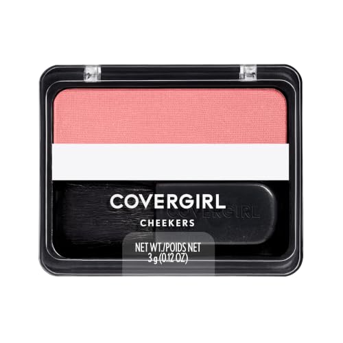 Cheekers Blush - Rose Silk, Light & Blendable Powder, Cruelty-Free, 0.12 oz - CoverGirl