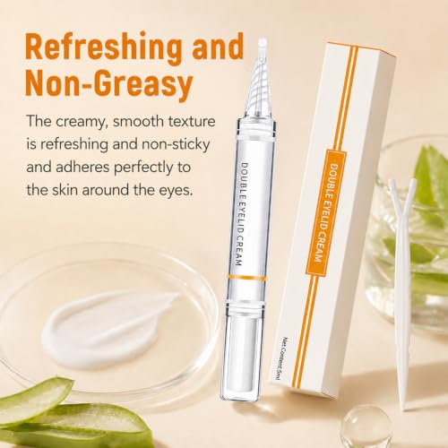 Baysea Double Eyelid Cream Stick - Waterproof Invisible Lift (2 Pack)