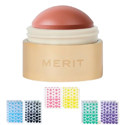 M Flush Balm Cream Blush (0.31oz) (Beverly Hills - soft peach) + Bonus Acne Patch (36 Pieces)