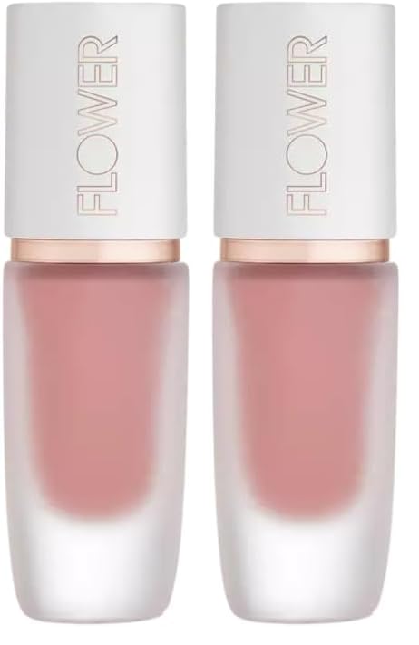 FLOWER Beauty Perfect Pout Liquid Lipstick Soft Matte - Dune (2 Pack)
