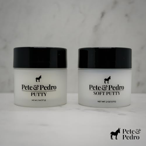 Pete & Pedro Soft Putty Hair Styling 4oz | Strong Hold & Matte