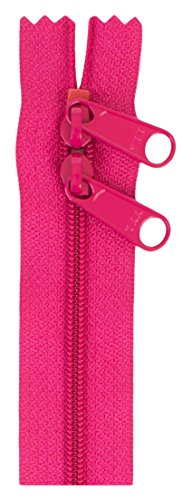 ByAnnie Double Slide Zipper 30 inch Lipstick