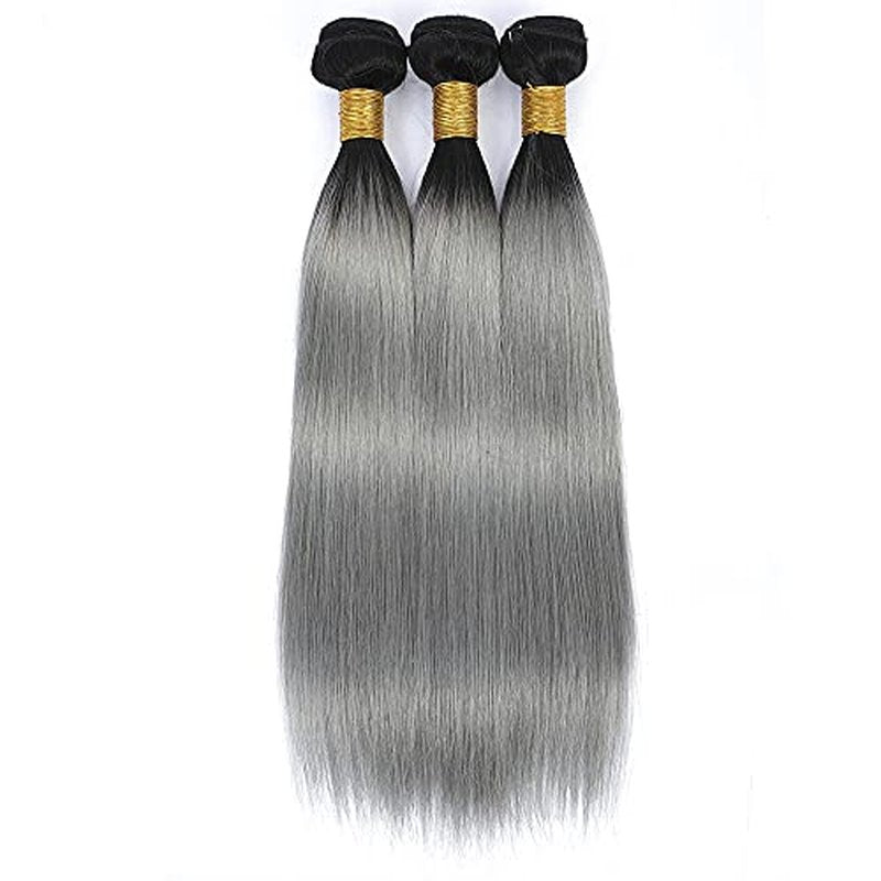 1B27 Brazilian Body Wave Hair Bundle - 3 Bundles 26-30 Inch