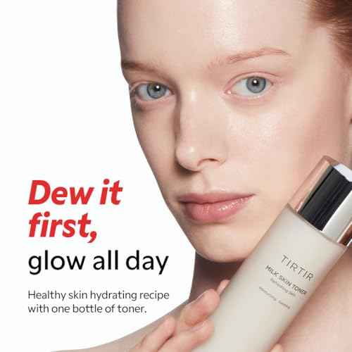 TIRTIR Milk Skin Rice Toner - Deep Moisturizing, Hydrating and Refreshing for face, Niacinamide, Ceramide, Rice Bran Extract, Nature-Oriented Ingredients, Korean Skin Care, Vegan, 150ml / 5.07 fl.oz.