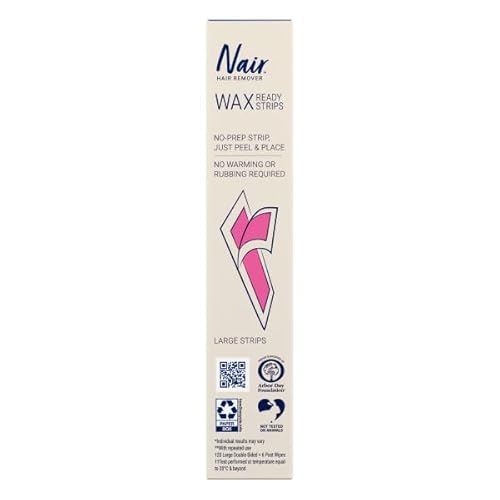 Nair Hair Remover Wax Ready-Strips 40 Count Legs/Body (3 Pack)