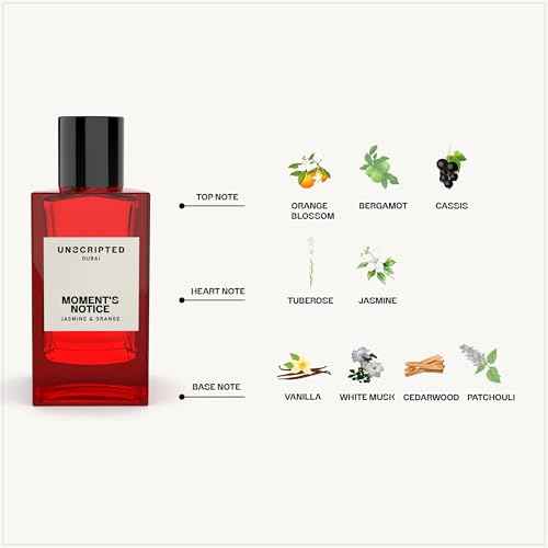 Unscripted. Moments Notice - Bold and Long-Lasting Perfume for Women - Women Perfume with Jasmine, Musk and Vanilla for the Free-Spirited - 3.4 oz