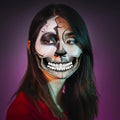 4-Pack Skull Face Halloween Temporary Tattoos