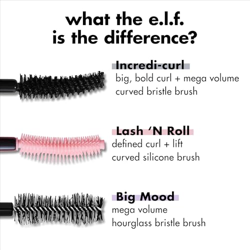 e.l.f. Incredi-Curl Volumizing Mascara – Bold Curl & Lift