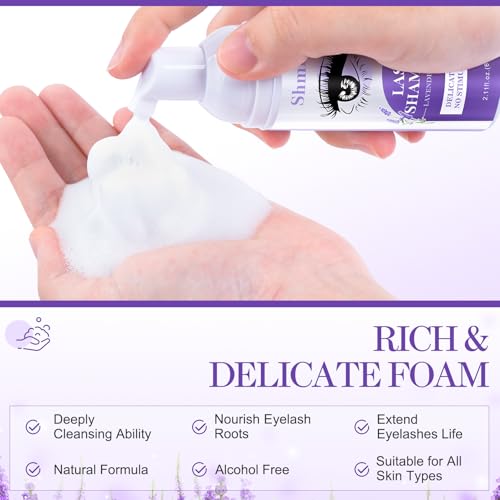 Lavender Lash Shampoo Foam Cleanser 60ml
