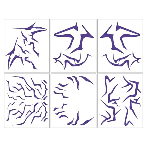 Demon Slayer Temporary Tattoos - 6 Sheets Waterproof Body Art
