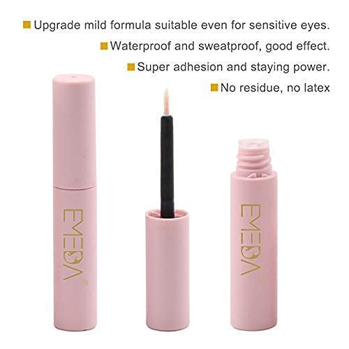 10 Pairs Natural False Lashes with White Glue