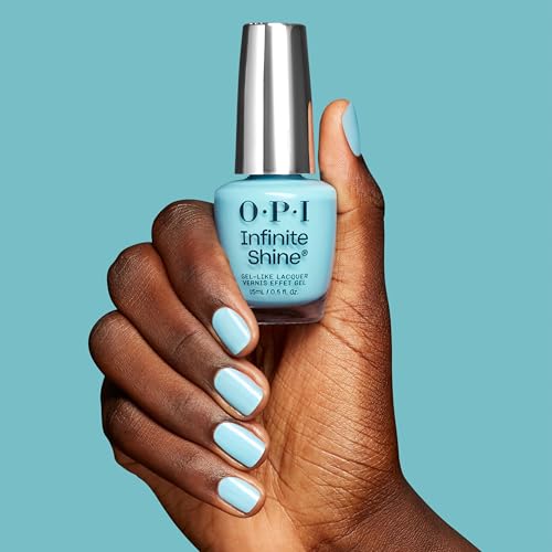 OPI Infinite Shine Nail Polish - Sea Me Now Blue Shimmer