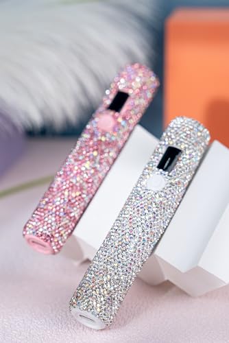 Portable Handheld UV Nail Lamp with Rhinestones, USB Rechargeable
