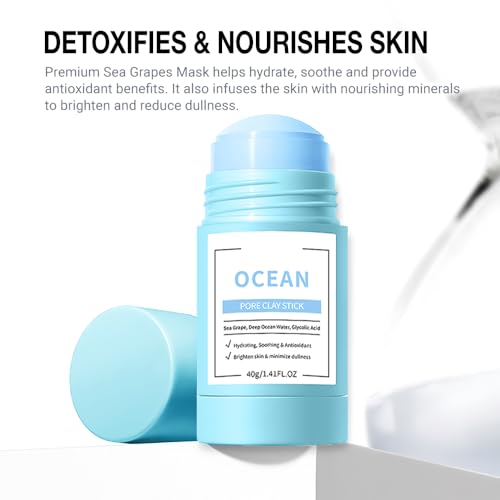 FeiCuiYun Blueberry Clay Mask for Deep Pore Cleansing, Moisturizing & Blackhead Removal - 1 Pack