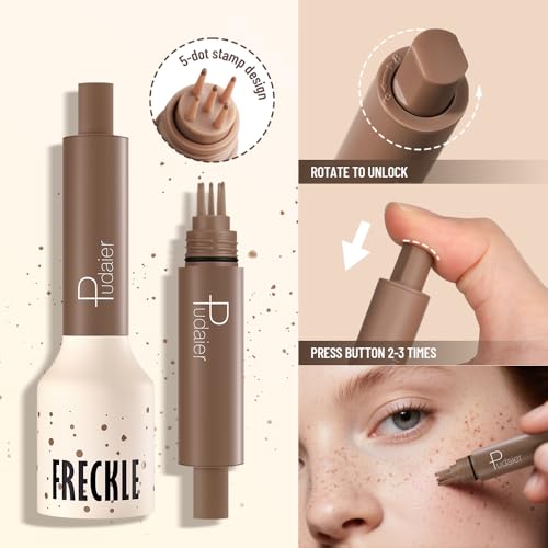 Faux Freckle Stamp Pen - Natural Liquid Freckle Marker (Caramel)