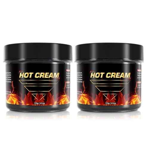 2PCS Hot Sweat Cream ? Natural Workout Enhancer for Muscle Warm-Up & Skin Tightening ? Supports Sweat & Circulation ? for Women & Men ? Belly, Thighs, Arms