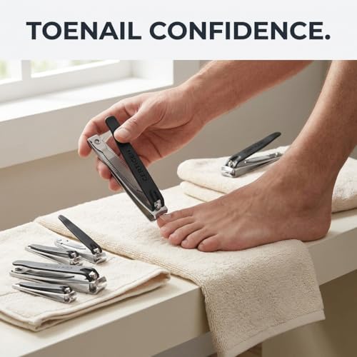Nail Clippers Set 6-Pack - Toenail & Fingernail Clippers
