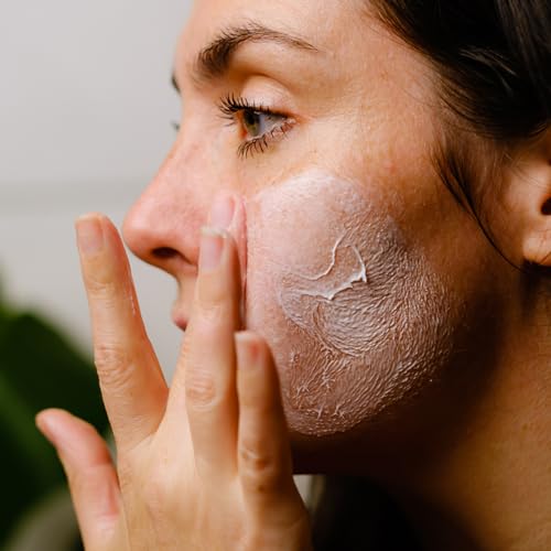 Urban Veda Purifying Exfoliating Face Scrub | Acne Face Wash Scrub with Neem Oil | Oil Cleanser Facial Scrub with Witch Hazel | Tea Tree Oil Face Scrub Exfoliator| Pore Cleaner Facial Polish|4.2 Fl oz