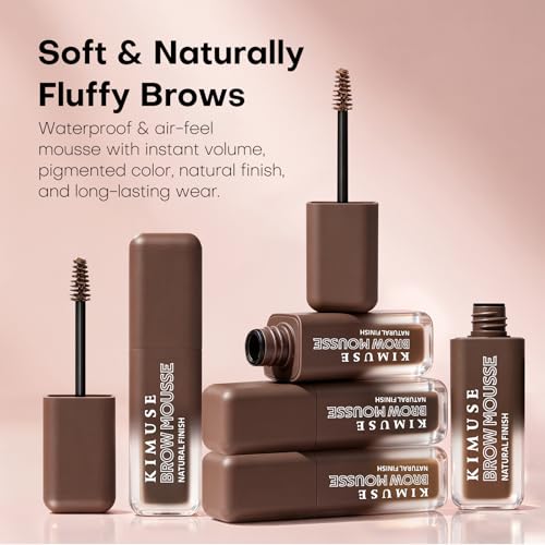KIMUSE Fluffy Brow Mousse - Waterproof Volumizing Eyebrow Gel