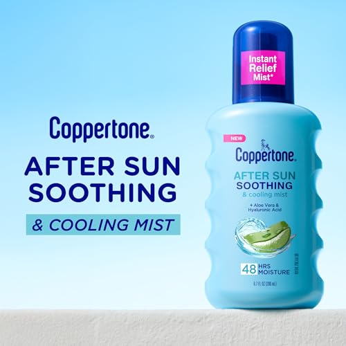 Coppertone After Sun Mist 6.7 oz - Cooling Hydration with Aloe Vera