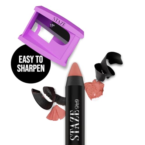 Staze Pout On Matte Lip Crayon - Coffee Talk 04, 12Hr Waterproof
