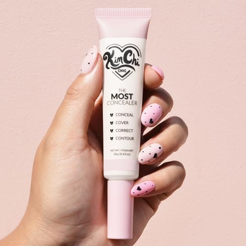 Kimchi Chic Full Coverage Concealer with Brush Applicator, 0.63 oz