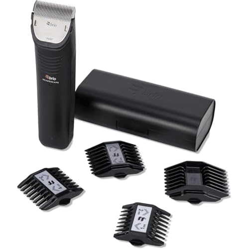 Brio Compatible for Both Beardscape V1 & V2 Trimmer, Snap Blade & Snap Guards, a Complete Kit for All Your Grooming Needs