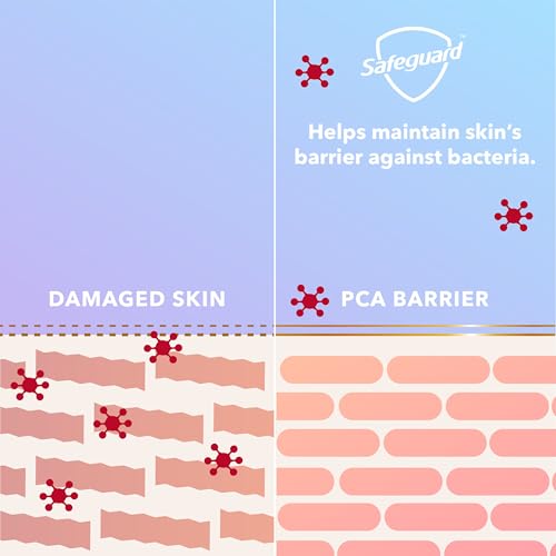 Safeguard Antibacterial Liquid Hand Soap, Micellar Deep Cleansing, Washes Away 99% Bacteria, Made with Natural Moisturizers & Skin Conditioners, PH Balanced, Sparkling Citrus Scent 15.5 oz (Pack of 4)