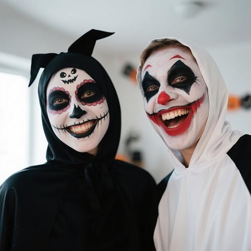 Halloween Face Paint Makeup Set - 3 Colors (1 Oz Each)