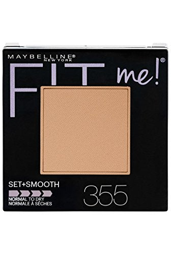 Maybelline New York Fit Me Set + Smooth Powder Makeup, Coconut, 0.3 oz.