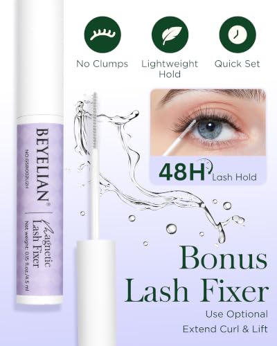 BEYELIAN Magnetic Eyelashes with Applicator – No Glue