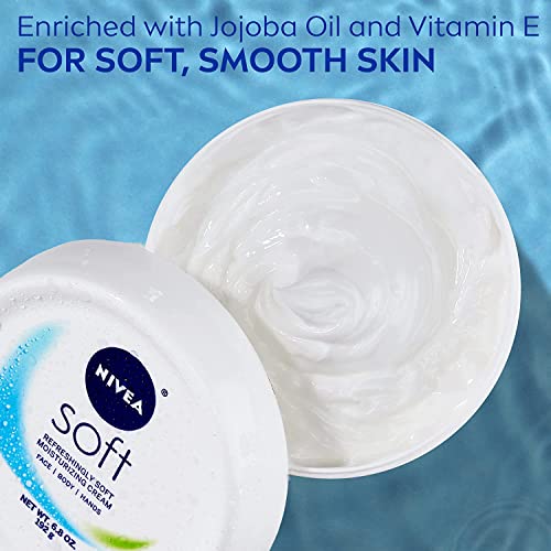 Nivea Soft Body Creme - 6.8 Ounce (Pack of 2)