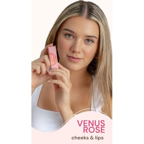MADRE LUNA AYURVEDIC SKIN CARE, Cheeks & Lips, Natural Look, Deep Hydratation. (Venus Rose) This natural-look tint offers deep hydration, antioxidant benefits, enriched with Ashwagandha and Manjistha.