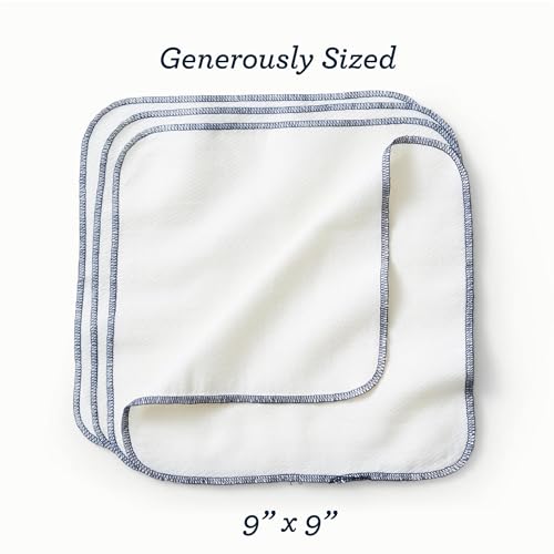Esembly Organic Cotton Reusable Baby Wipes - 12 Pack