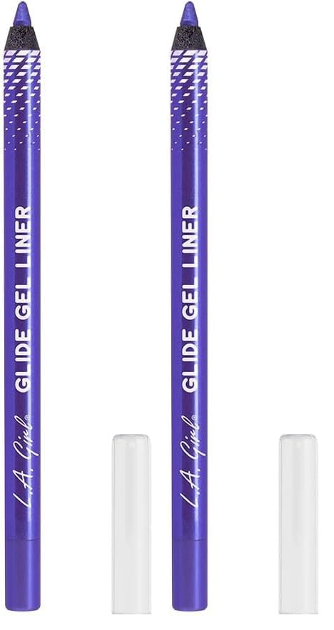 L.A. Girl Glide Gel Liner Pencil Paradise Purple (Pack of 2)
