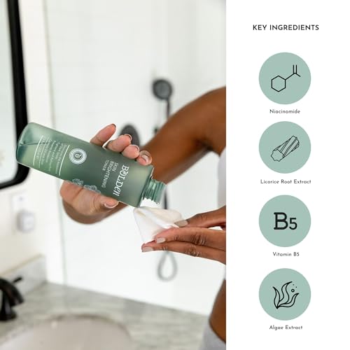 Bolden Skin Brightening Toner & Dark Spot Corrector Bundle ? Reduces Breakouts, Dark Spots, Oil & Shine ? with AHA Glycolic Acid, Niacinamide, Tranexamic Acid & Alpha Arbutin