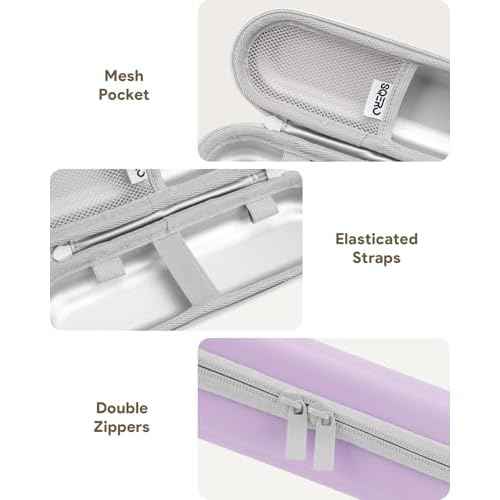 Electric Toothbrush Travel Case for Oral-B Pro/iO, Philips Sonicare/Aquasonic, Oral B Case for Brush Heads & Accessories, Portable Toothbrush Hard Carry Bag Waterproof PU