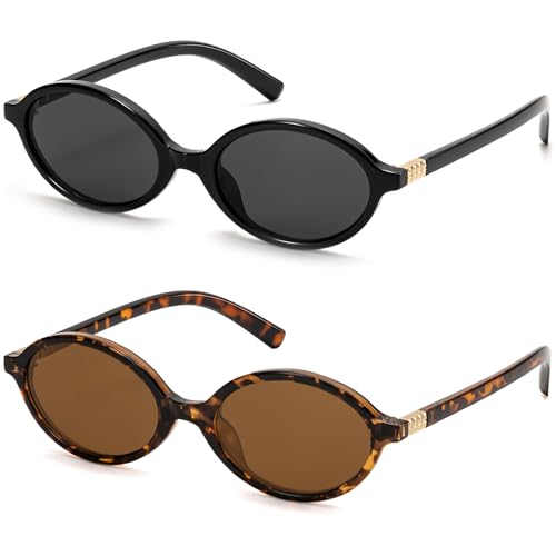 Retro Oval Sunglasses for Women | Vintage 90s Y2K