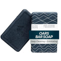 Oars + Alps Exfoliating & Moisturizing Bar Soap for Men, Deep Cleaning Soap, Clean Ingredients, All Skin Types, Blue Charcoal, 1pk
