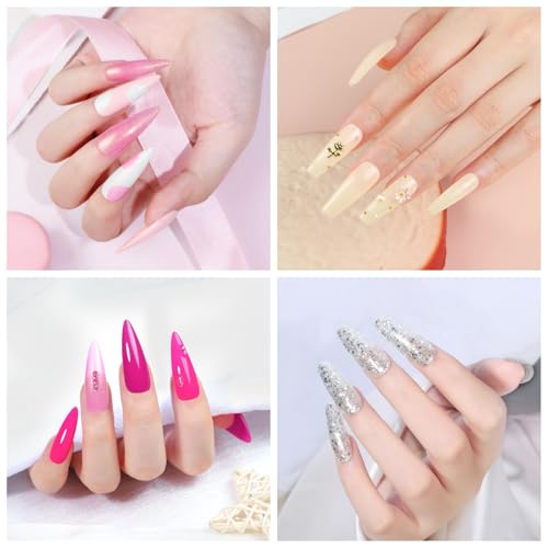 COSCELIA 53Pcs Gel Nail Polish Kit with UV Light & Electric Drill - 35 Colors