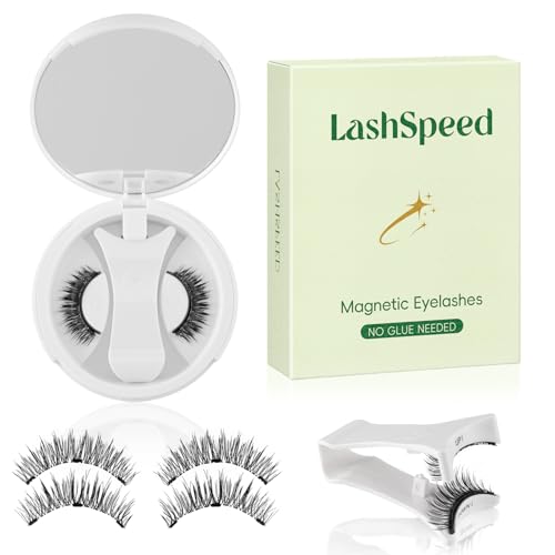 Magnetic Eyelashes with Applicator – Reusable No Glue