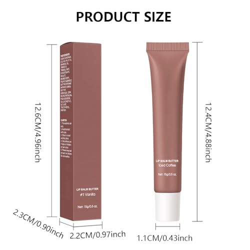 FeiCuiYun Vegan Lip Balm - Ultra-Hydrating Iced Coffee Tint