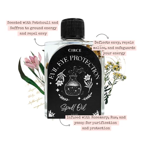 CIRCE Evil Eye Protection Spell Oil - 1/2oz Ritual Blend