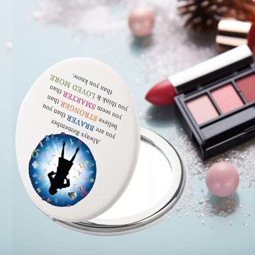SEIRAA Family Musical Pocket Mirror Family Musical Gifts Family Musical Makeup Mirror Family Musical Merchandise (1 2 Girl)