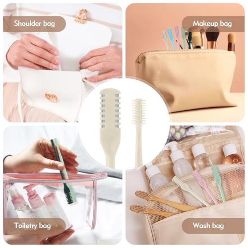 CNDNO 5PCS Nose Hair Trimmer Set for Women Men - Dark Green, Sky Blue, Cream Yellow, Light Pink, Mint Green