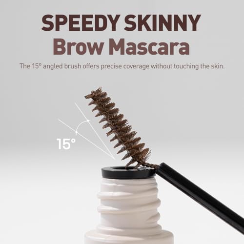 PERIPERA Speedy Skinny Brow Mascara 06 Beige Ash
