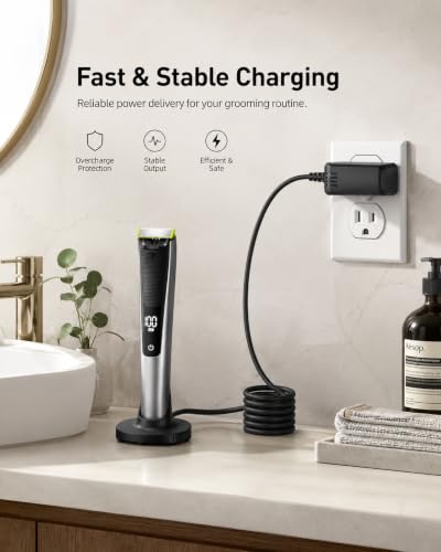 6FT Power Cord for Philips OneBlade QP2630 QP2530 Shavers