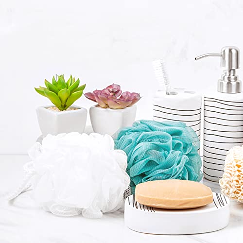 Bath Loofah Sponge Exfoliating Pouf 60g (6 Pack)
