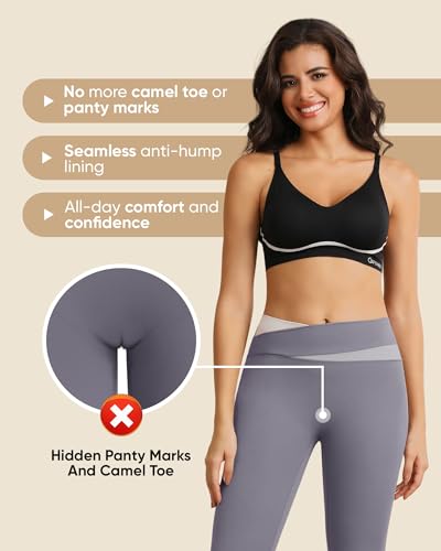 Seamless Camel Concealer Thong Underwear for Women