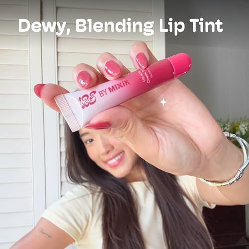 MIXIK Guava Cheeky Blush Tint & Lip Stain, Multi-Use, Long-Lasting, Hydrating, Vegan & Cruelty-Free, 0.3 fl oz